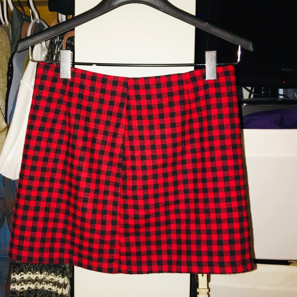 Plaid skirt